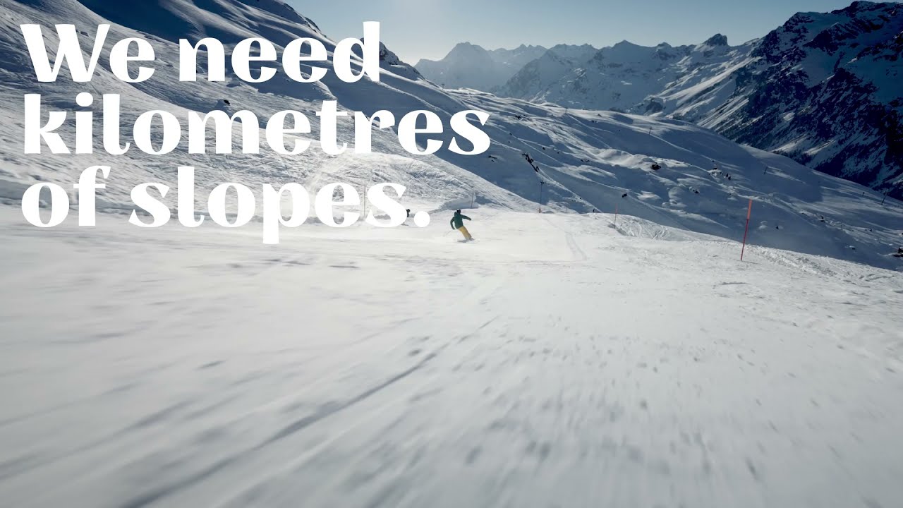 We need kilometres of slopes. | Switzerland Tourism