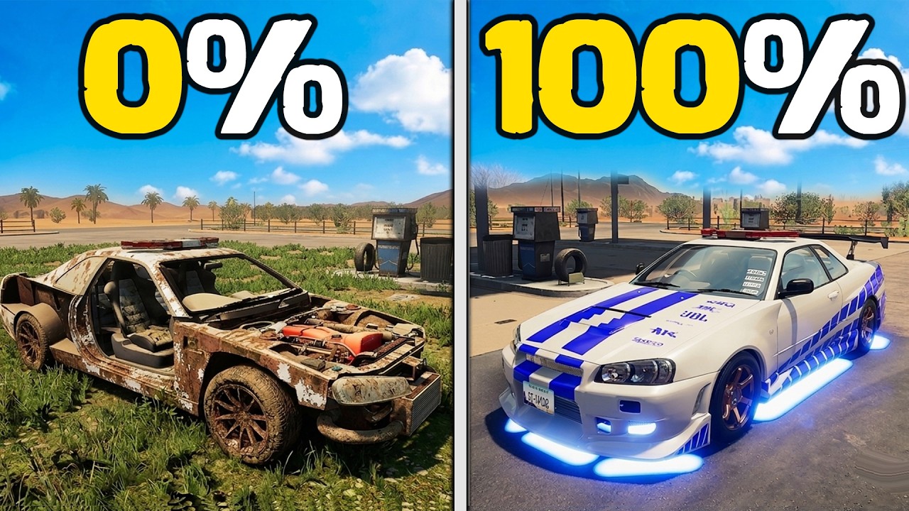 Я починил машину в Car Mechanic на 100%
