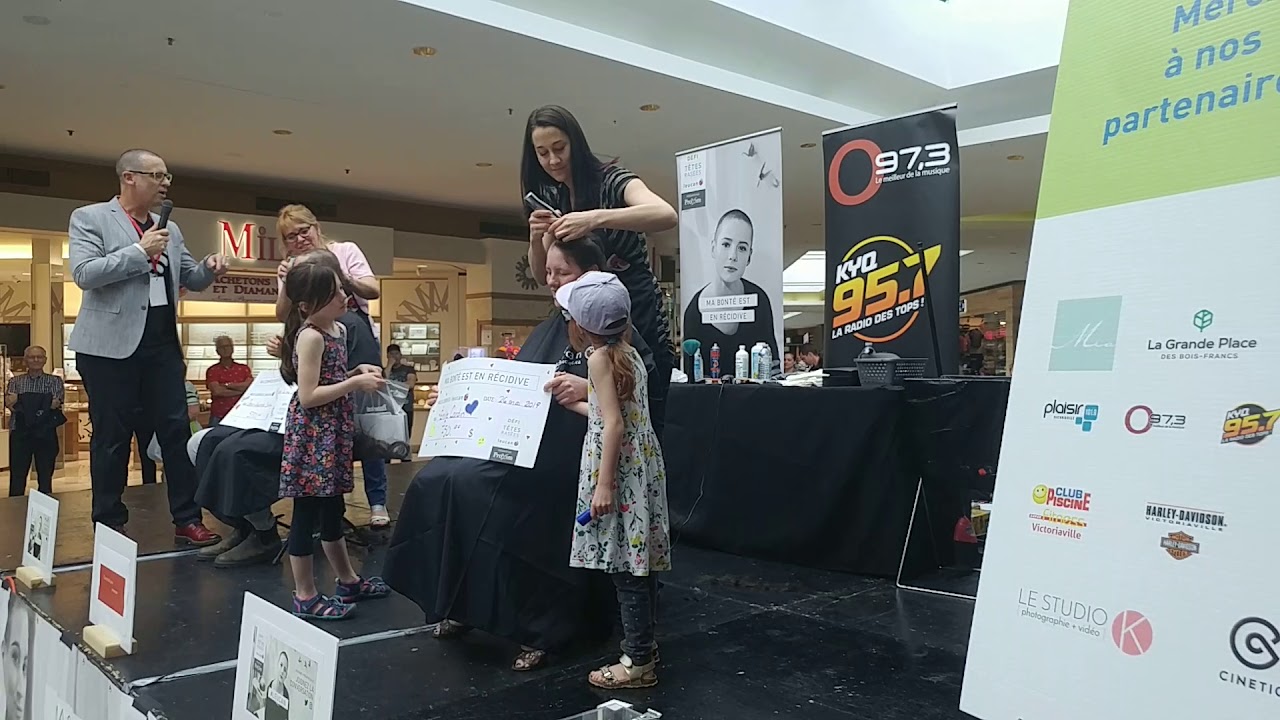 Défi tête rasée de Emilie 