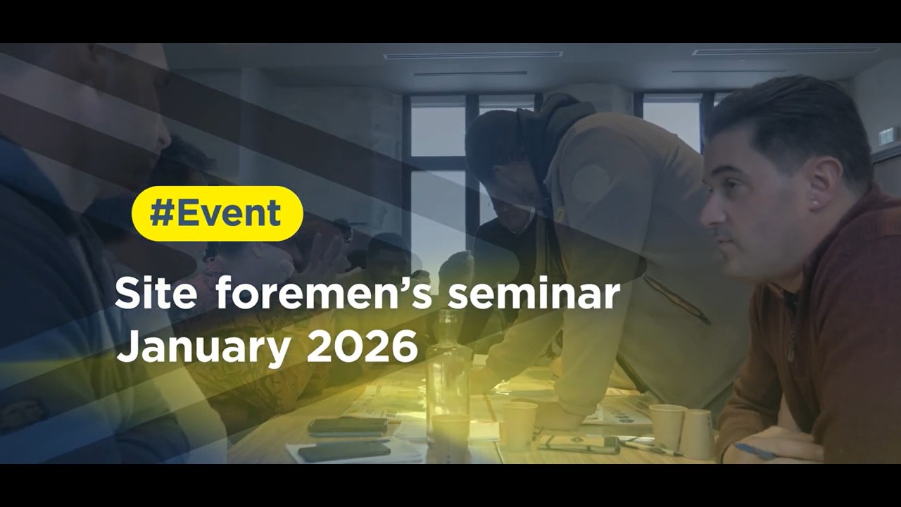Site foremen's seminar