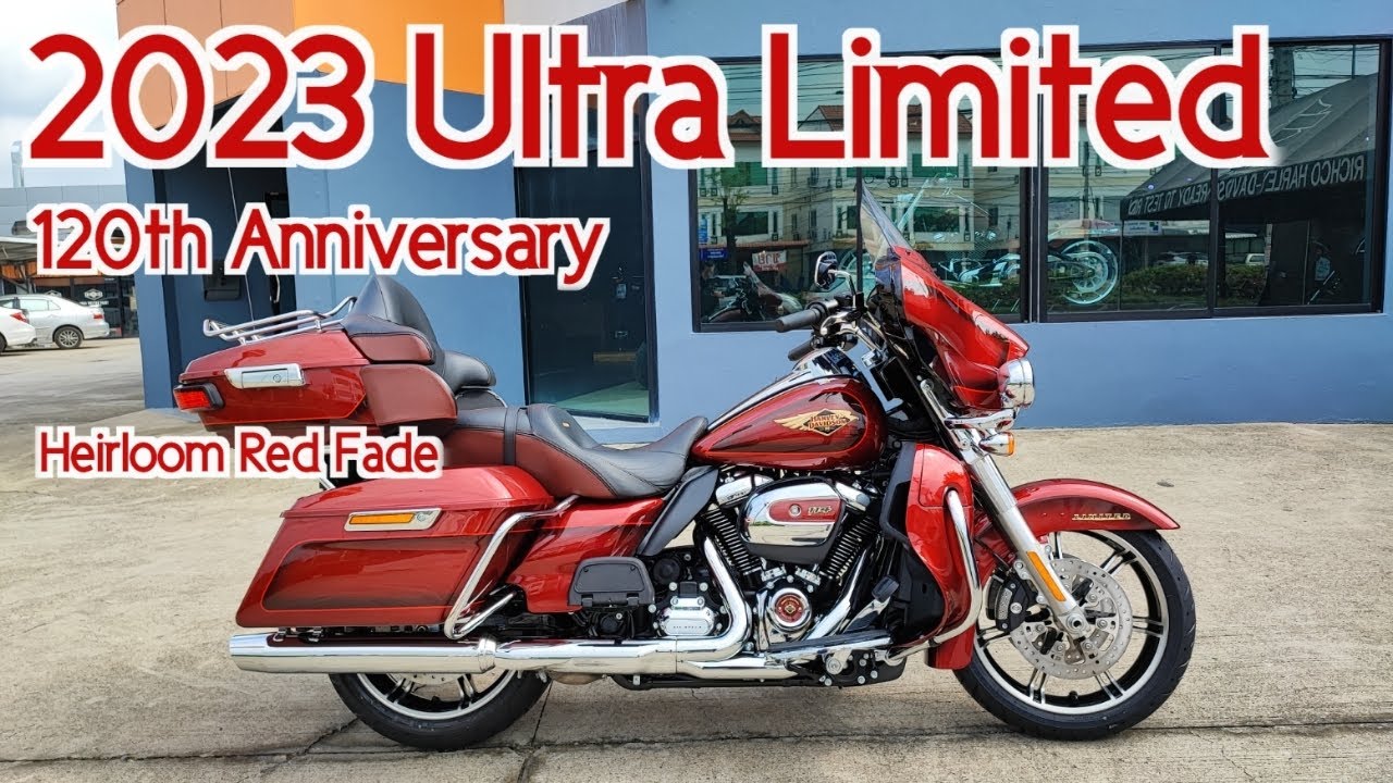 Ultra Limited 2023 120th Anniversary Heirloom Red Fade Walkaround Close up details