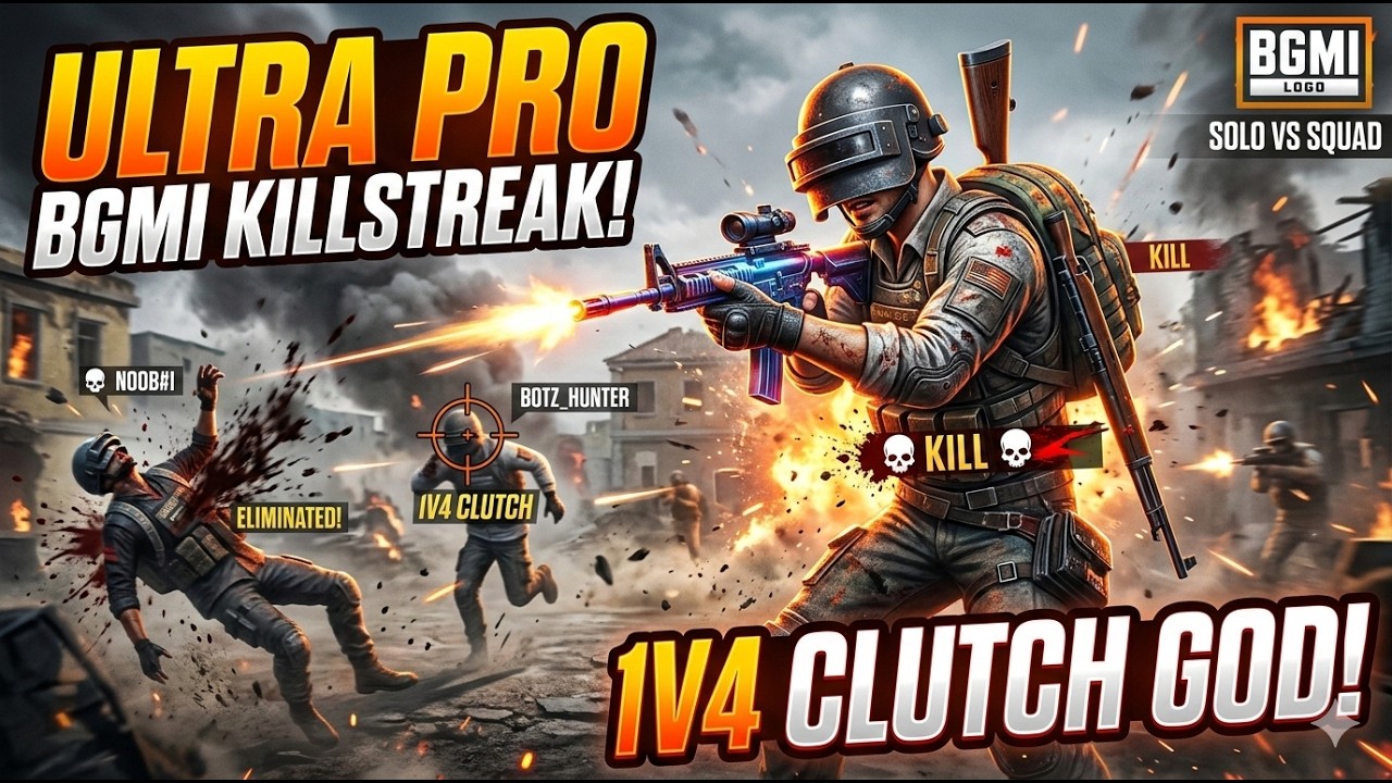 NON-STOP ACTION: Extreme Rush Gameplay & High Reflexes | BGMI