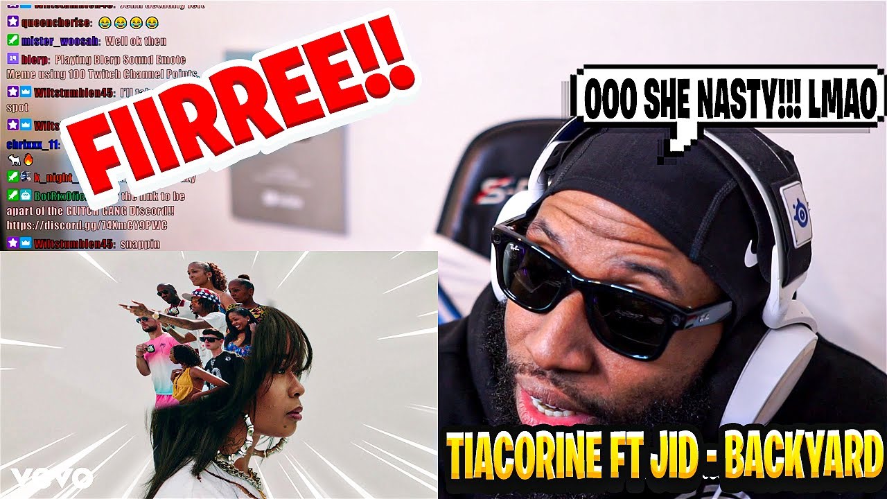 ОНА ОГОНЬ!!!! TiaCorine - Backyard feat. JID (Официальный клип) (РЕАКЦИЯ)