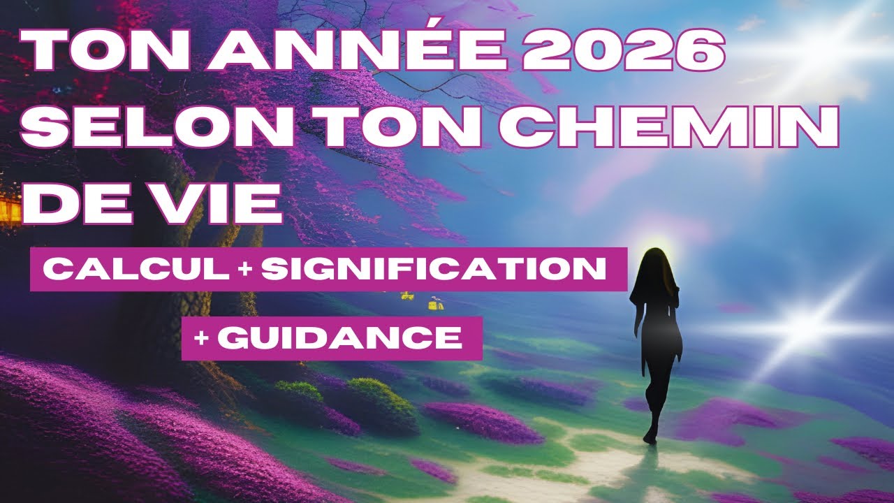 💟TON ANNÉE 2026 SELON TON CHEMIN DE VIE. Calcul+ signification+ guidance … #tarot #astrology 