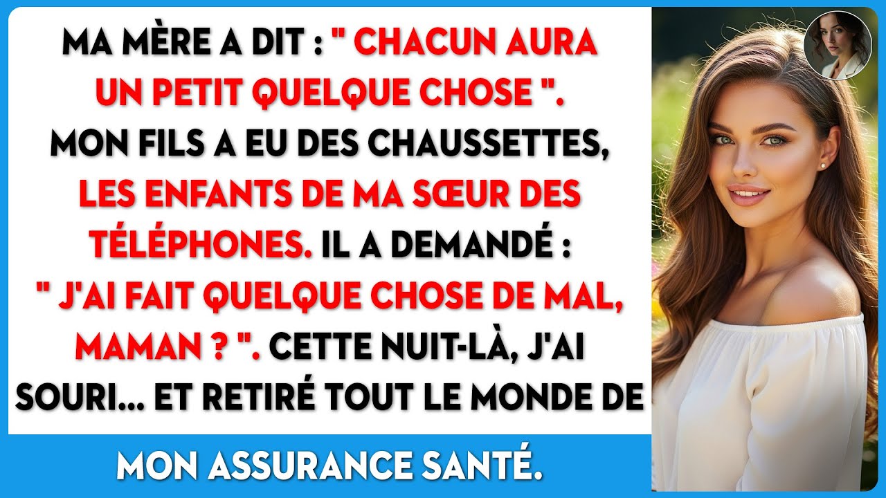 Ma mère avait promis de petits cadeaux à tous, mais les enfants de ma sœur des téléphones.