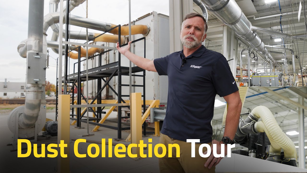 MASSIVE Dust Collection System | Commercial Woodworking Tour