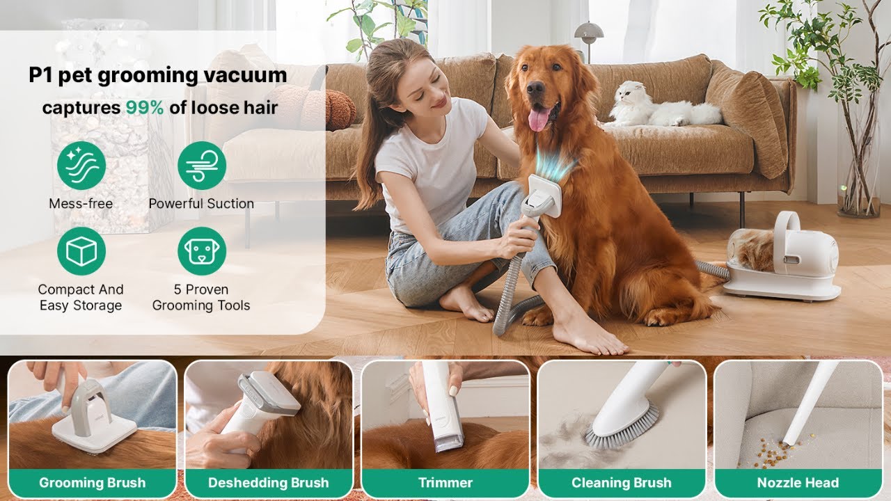 💥😍💕Pet Grooming Kit & Vacuum Suction💥😍💕Cyber Monday Deal -47%💥#petloverslive