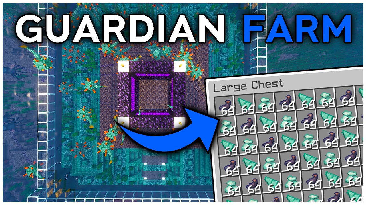САМАЯ ПРОСТАЯ ферма стражей в Minecraft Java 1.21 (руководство)
