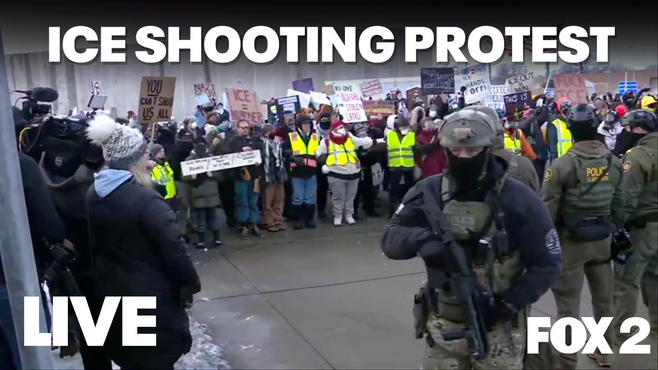 LIVE I Minneapolis ICE shooting protest