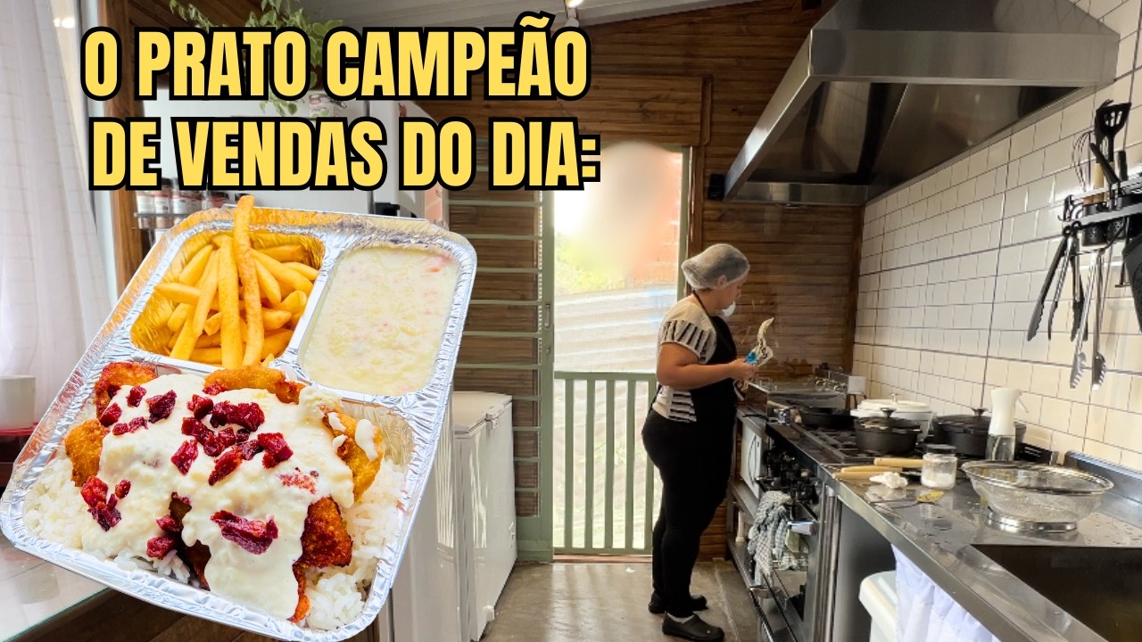 CLIENTE DETONOU MINHA COMIDA + DIA FRACO DE VENDAS: MINHA ROTINA VENDENDO MARMITEX EM CASA