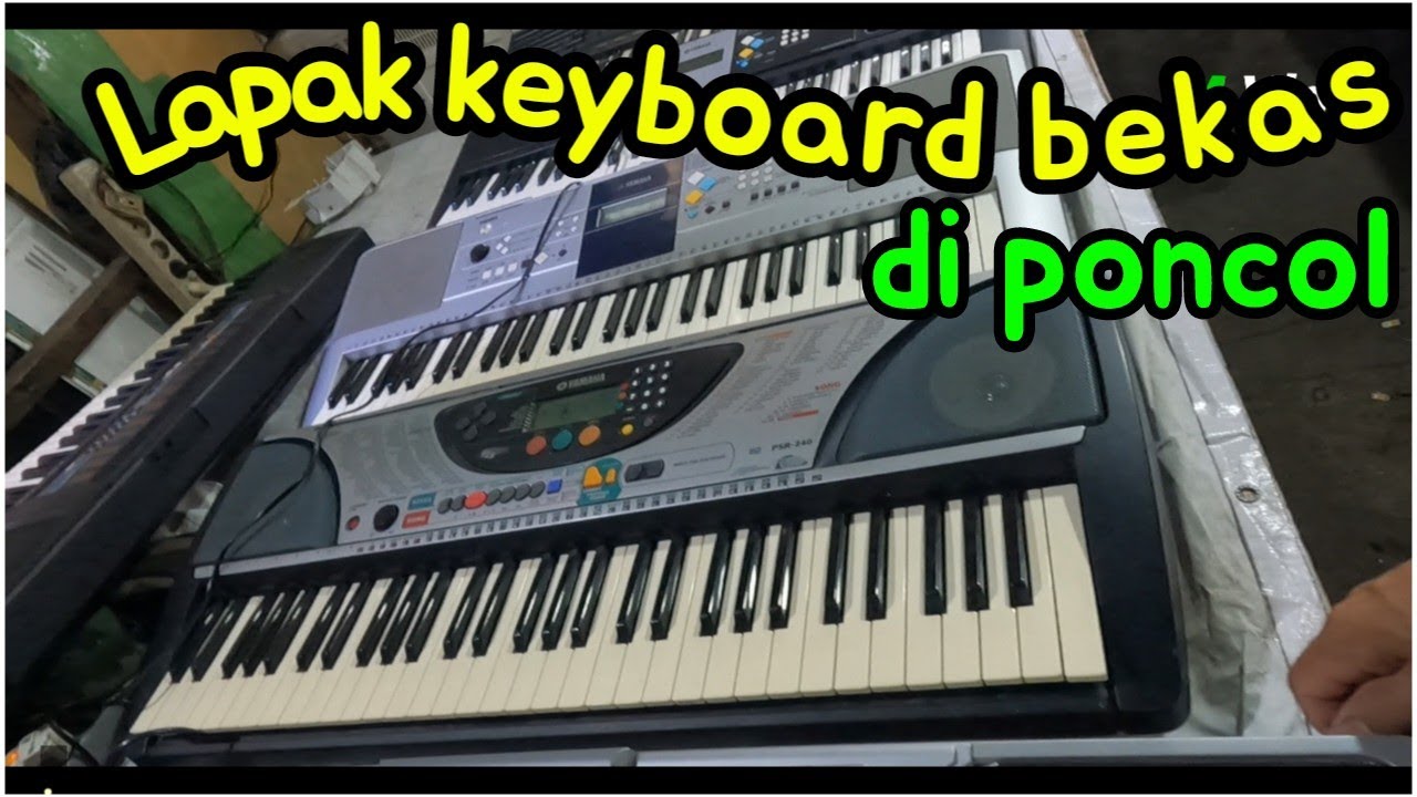 Review harga keyboard bekas di pasar loak poncol