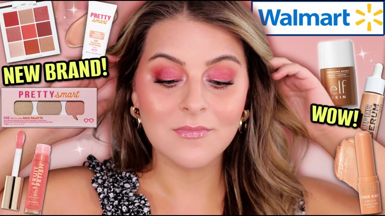 OMG! Full Face of *Affordable Makeup* from WALMART // Pretty Smart, Lottie London & more!
