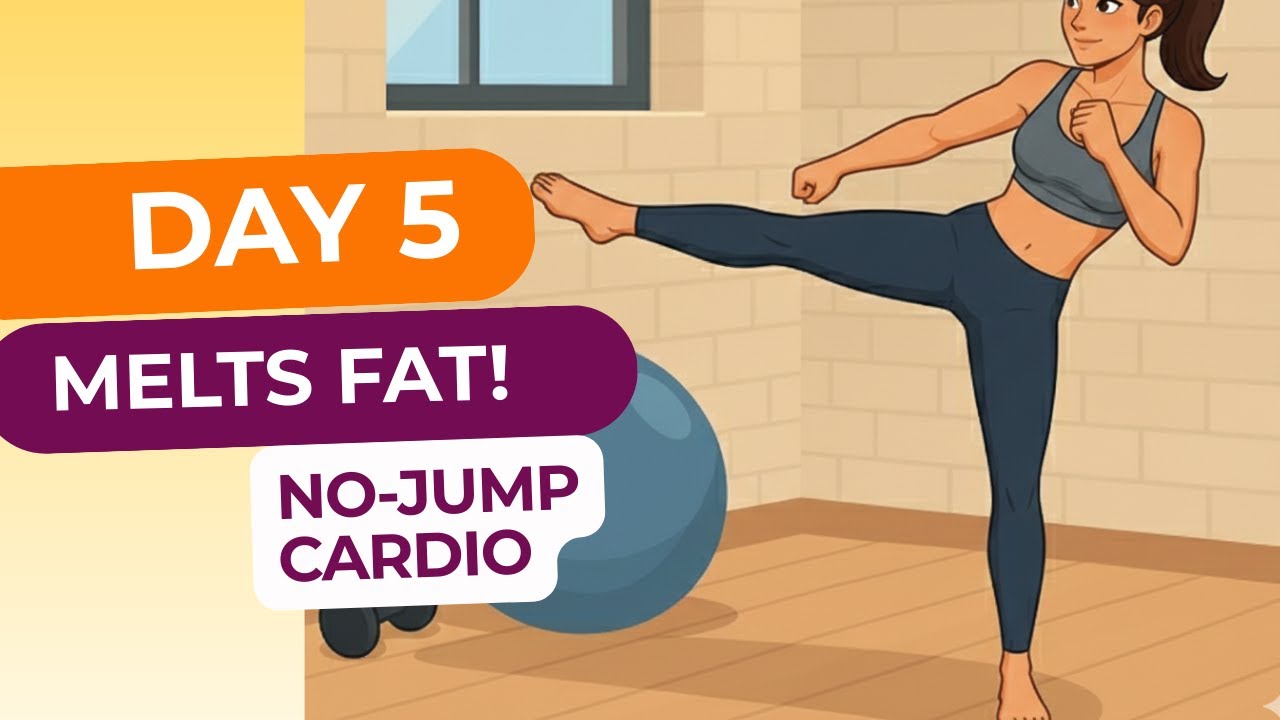 🔥15-MINUTE CARDIO WORKOUT TO BURN FAT🔥NO JUMPING🔥Home workout for BEGINNERS🔥