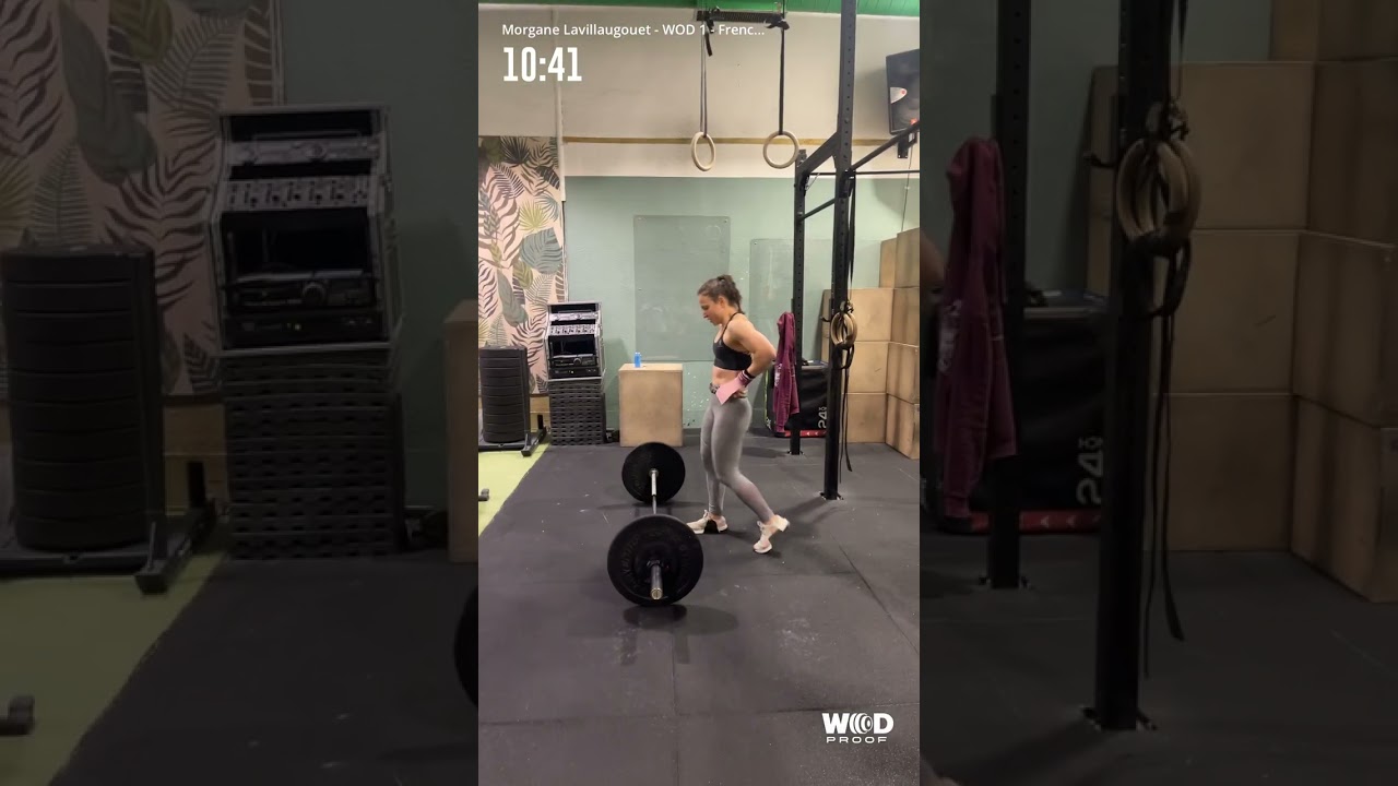 French Throwdown WOD 1 - Inter - Team Magic Rebirth Morgane 