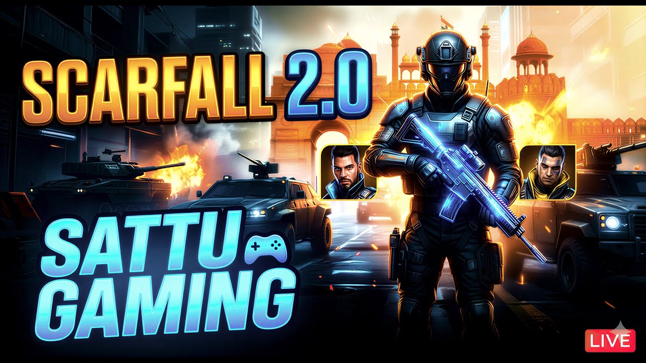 1v4 CLUTCH GOD! 🔥 | Scarfall 2.0 Pro Gameplay & Intense Moments