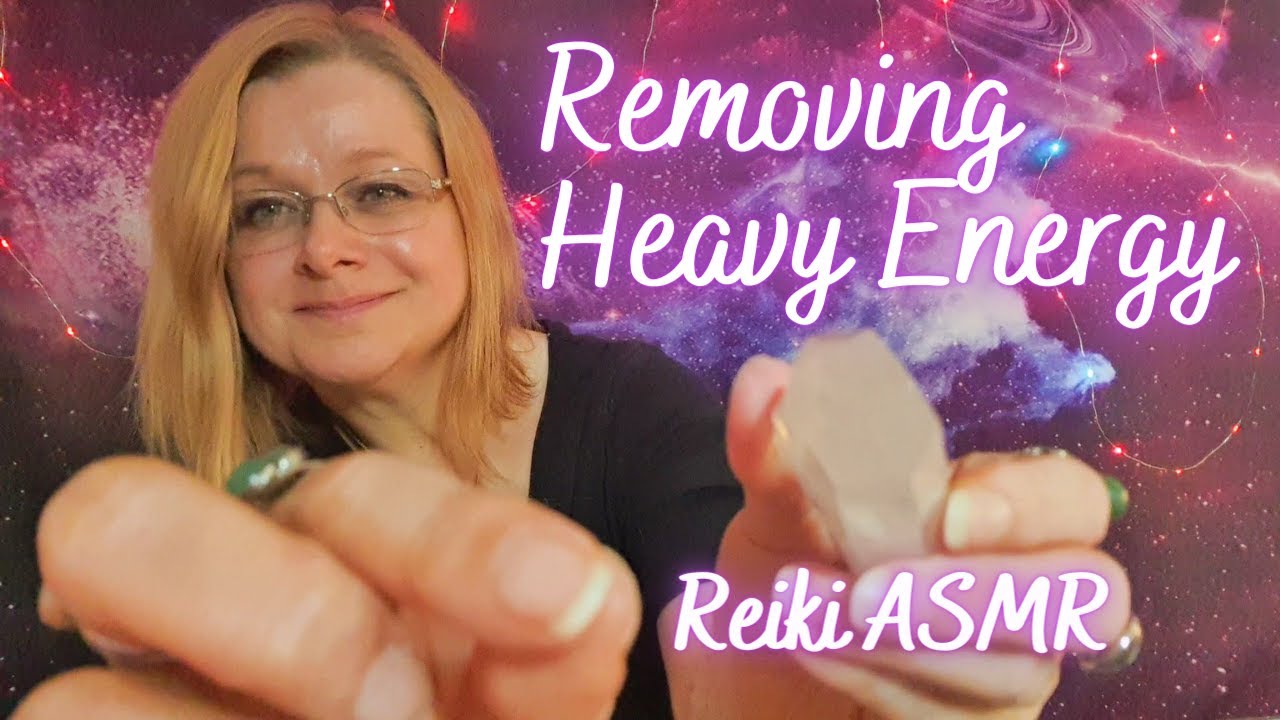 Removing heavy energies. Reiki asmr quartz crystal healing