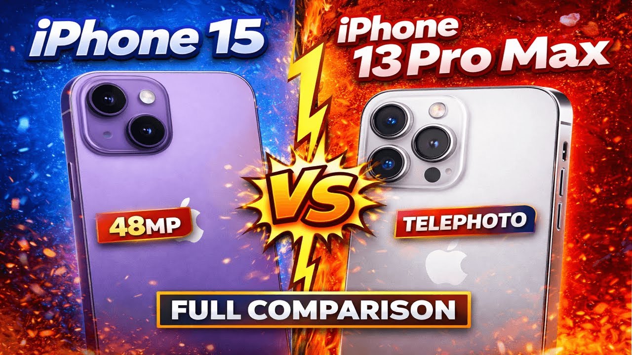iPhone 15 vs iPhone 13 Pro Max | Full Comparison 2026 – Speed, Camera, Display & Battery!