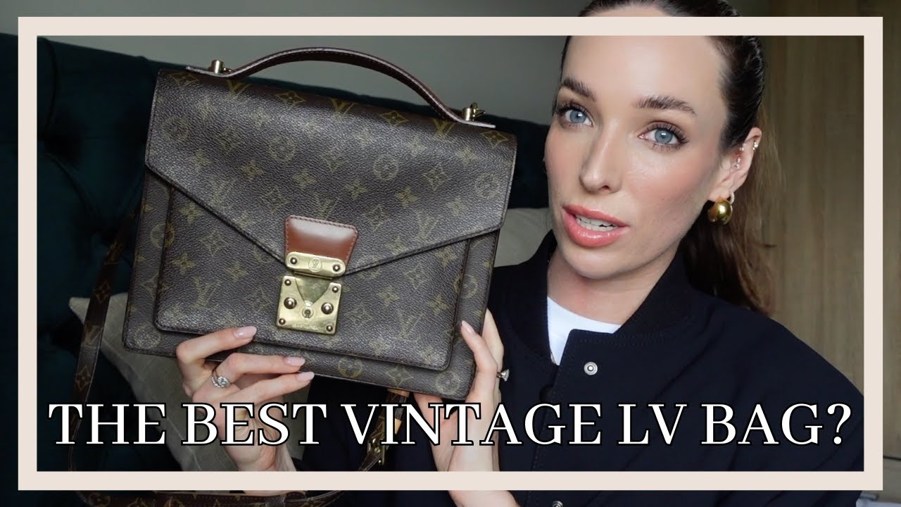 Почему стоит купить винтажную сумку Louis Vuitton Monceau | Обзор винтажной дизайнерской сумки, примерка, что подходит