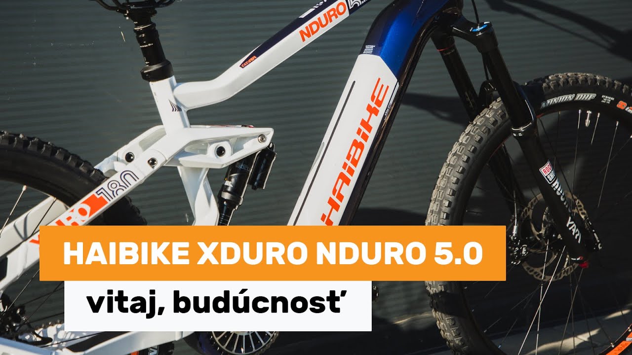 Haibike XDURO Nduro 5.0 - vitaj, budúcnosť