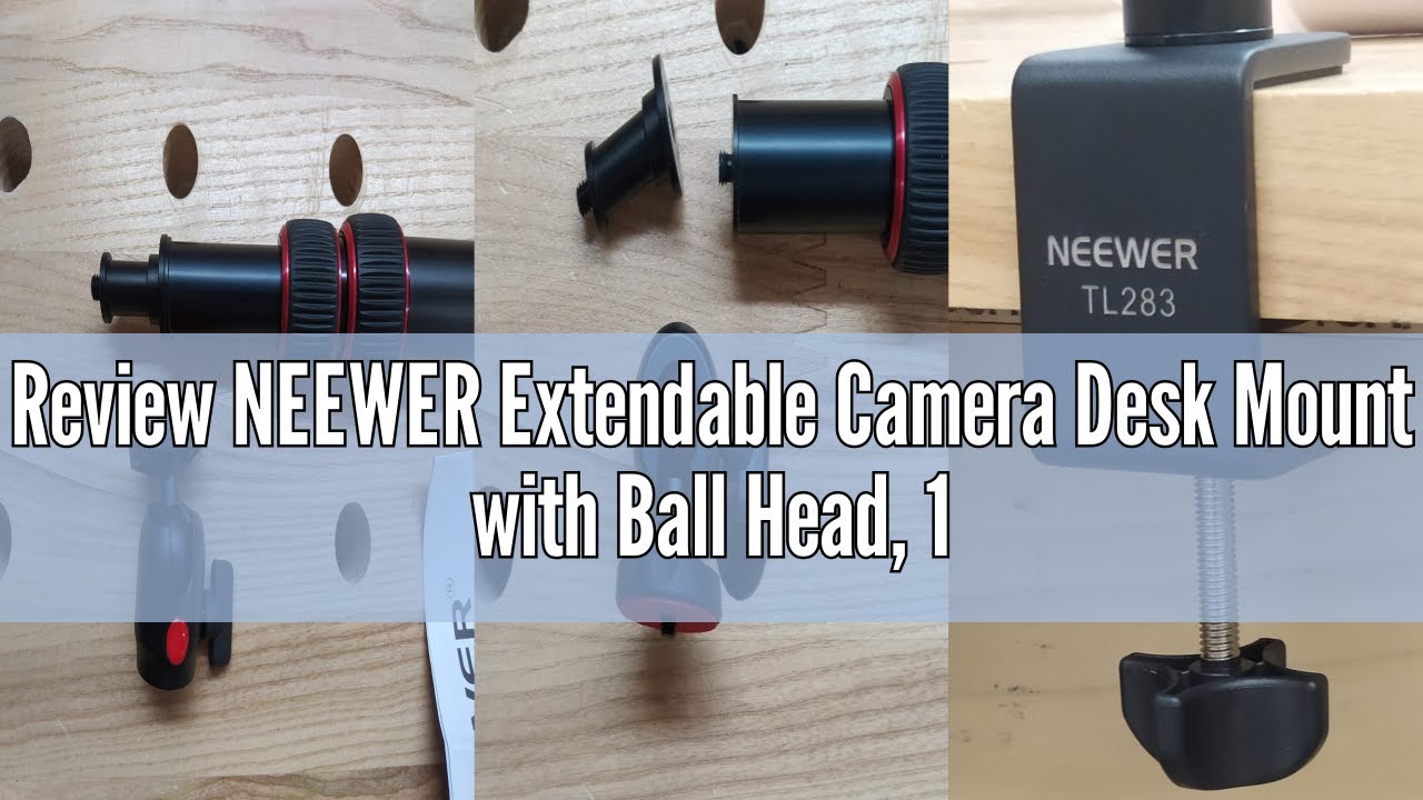 Review NEEWER Extendable Camera Desk Mount with Ball Head, 17