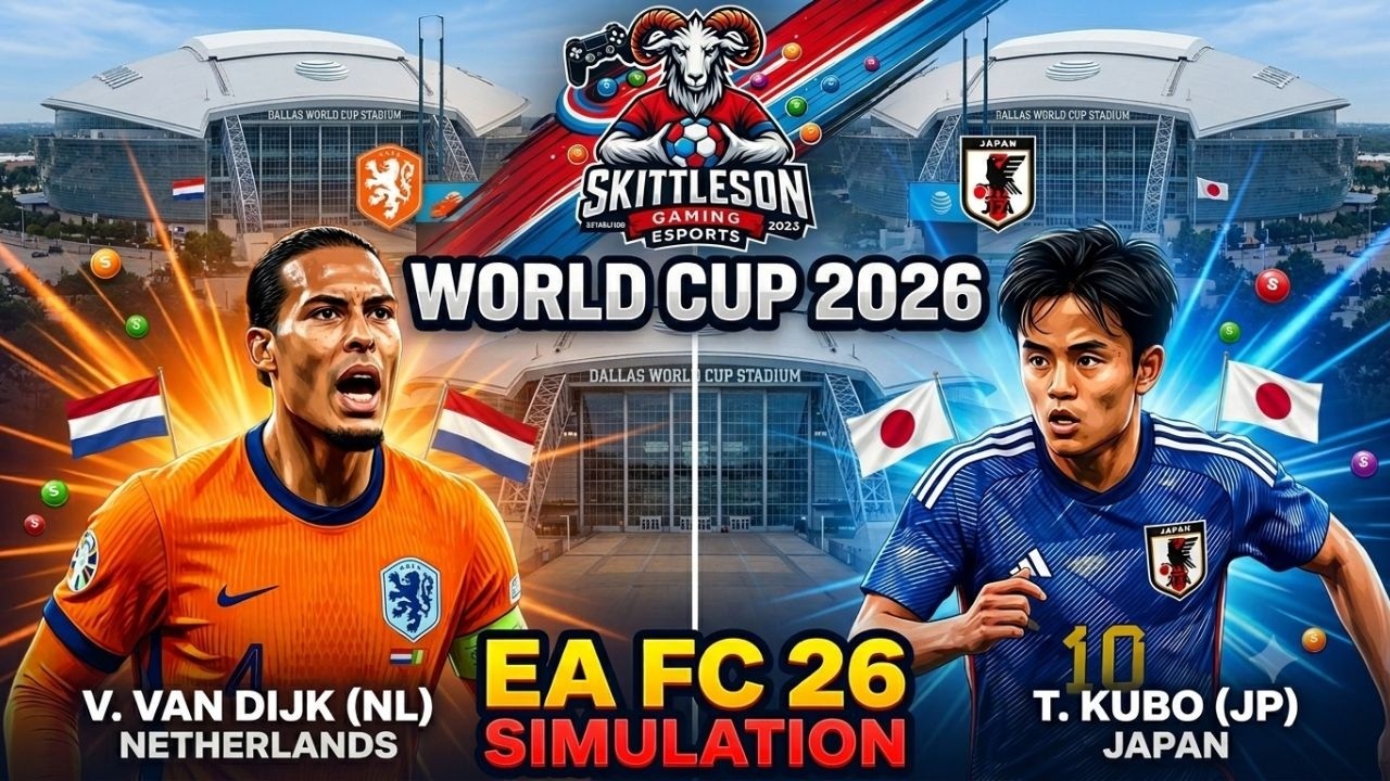 Ep 196: Netherlands vs Japan | World Cup 2026 #eafc26 #shorts (portrait)