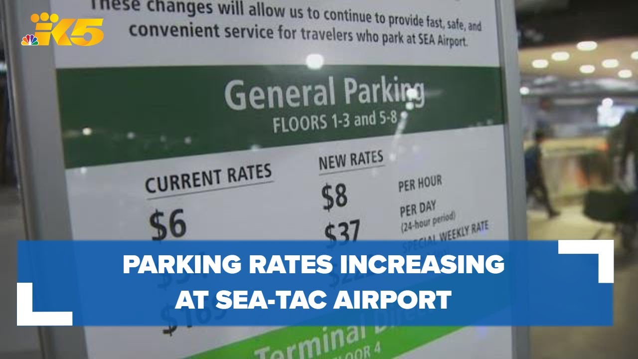 Parking rates increasing at Sea-Tac Airport June 1