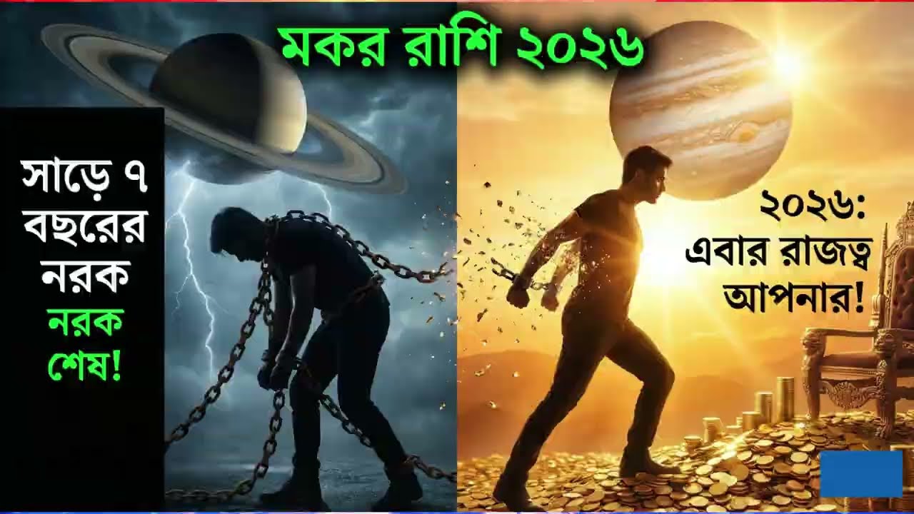 মকর রাশি ২০২৬: সাড়ে সাতি শেষ! এবার রাজা হওয়ার পালা | Makar Rashi 2026