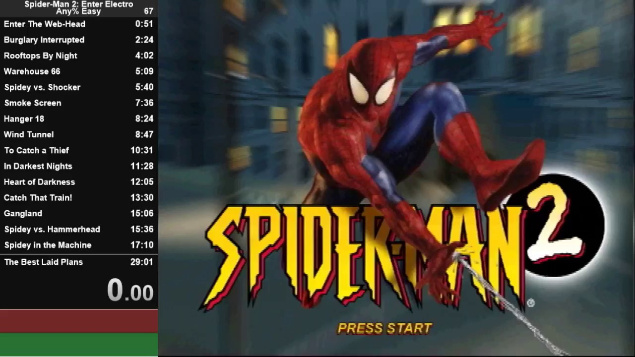 Spider-Man 2: Enter Electro Easy Any% WR - 28:17