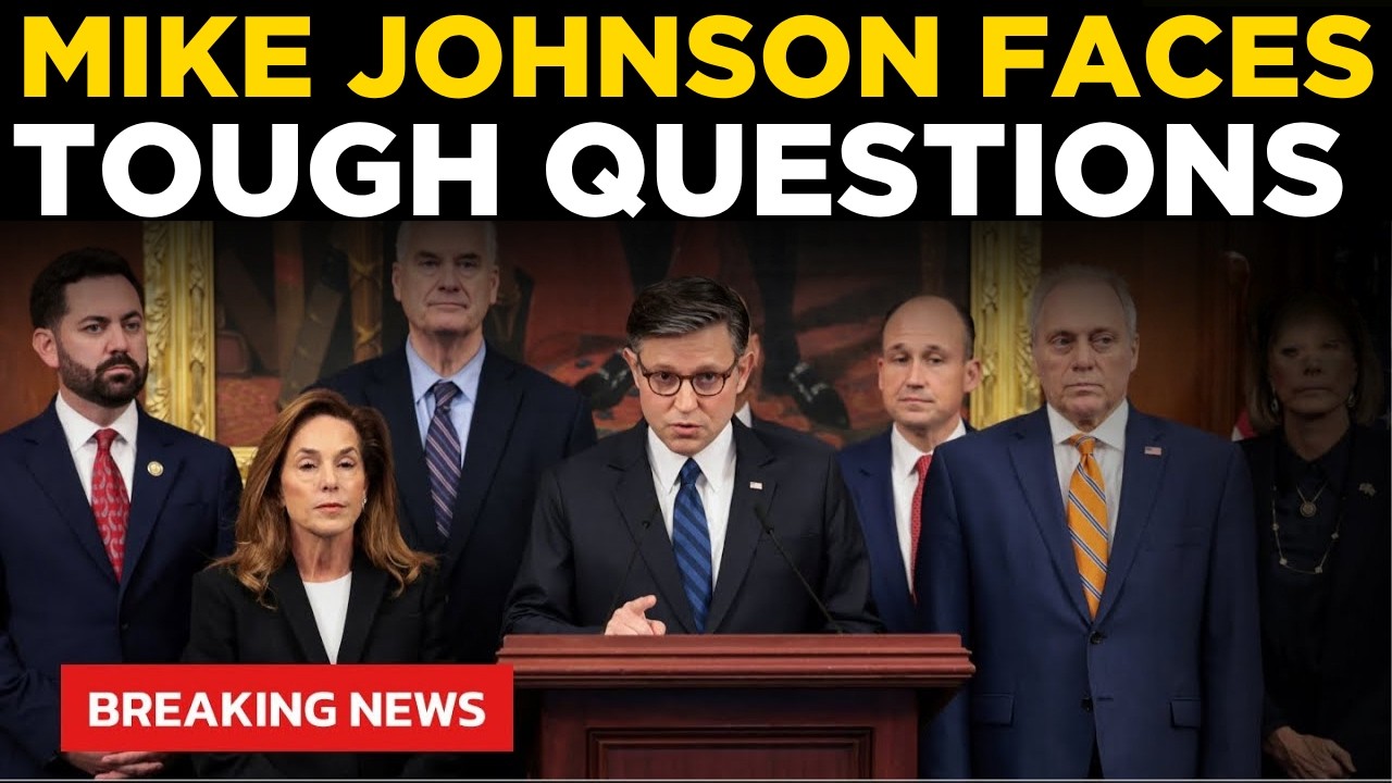 Mike Johnson LIVE: Mike Johnson Leads House GOP Leadership Press Conference | Times Now World