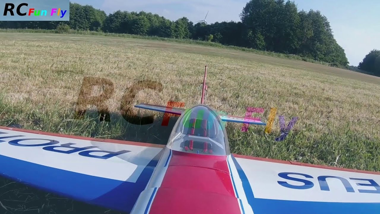Mein erster Flug mit der Proteus / Hoffentlich geht der Nitro - Motor nicht aus!!!