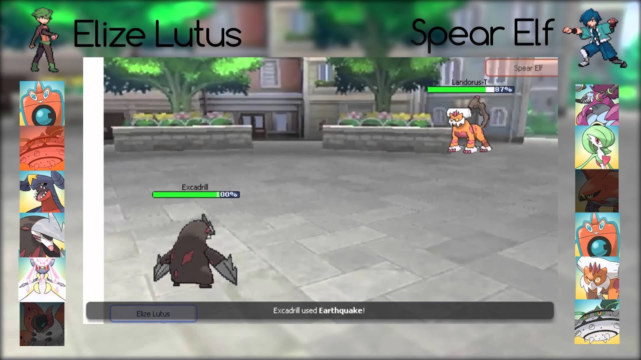 Elize Lutus vs Spear Elf (ORAS OU)