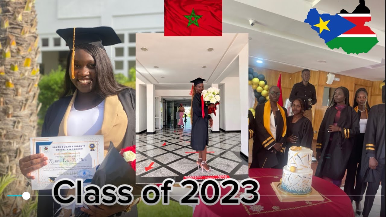 Class of 2023 Graduation Vlog#morocco #southsudan #graduation #school #youtube