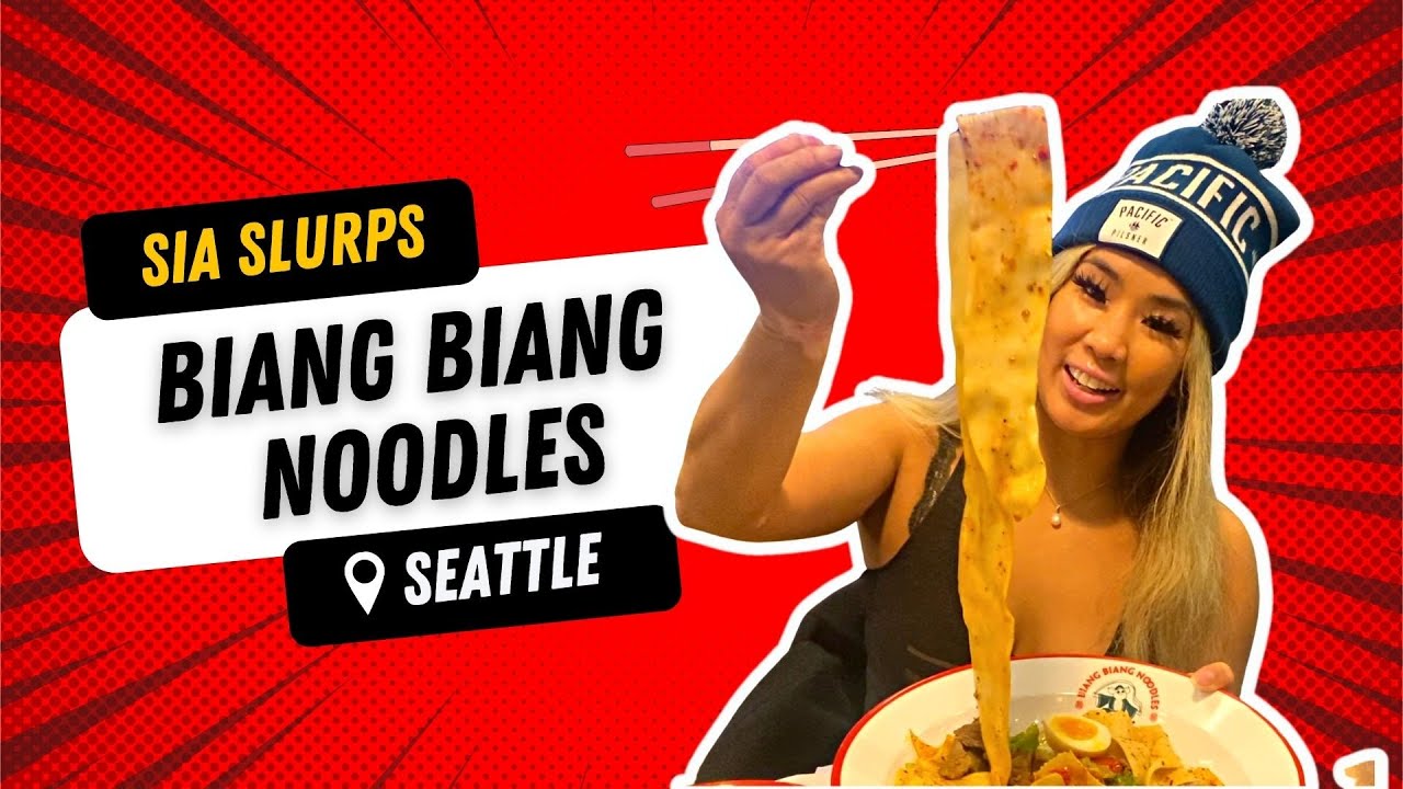 Seattle, Washington Eats @ BIANG BIANG NOODLES! Handpulled noodles from Xi'an 🍜