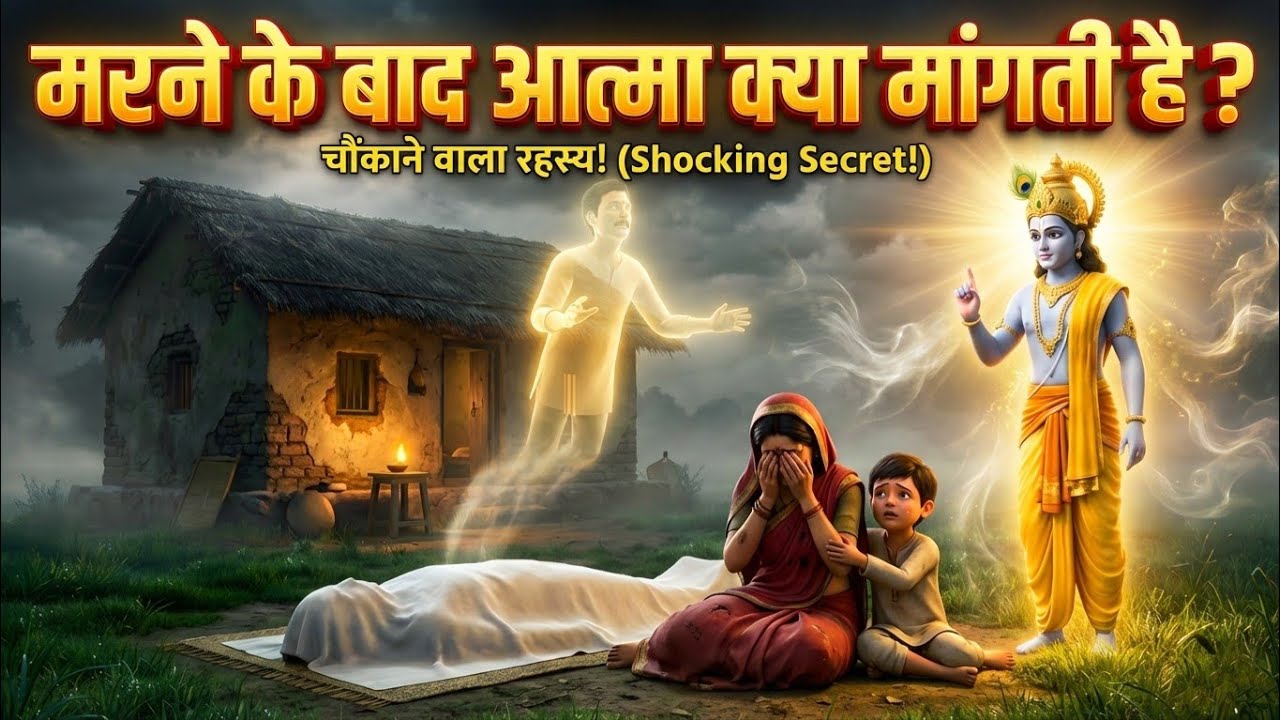 मरने के बाद आत्मा क्या मांगती है? | यह चाहत अधूरी रही तो आत्मा भटकती है | Krishn Marg ||