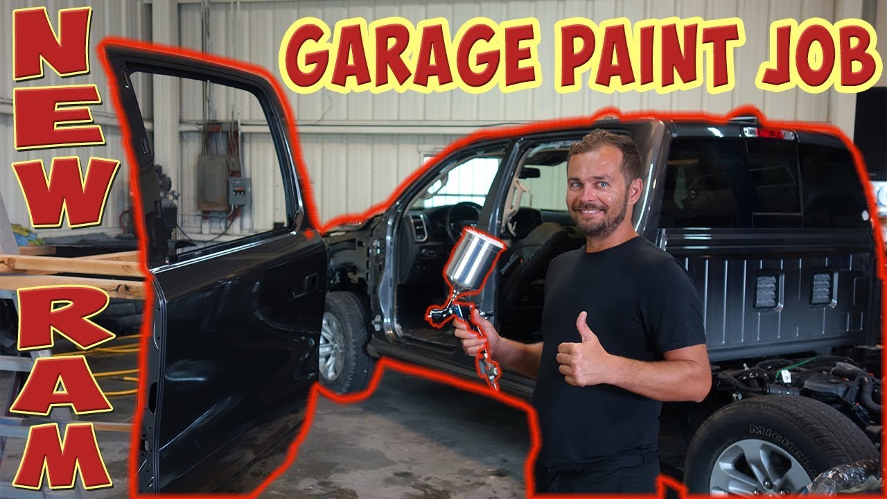 Rebuilding Wrecked 2019 RAM! Painting! (Part 5)