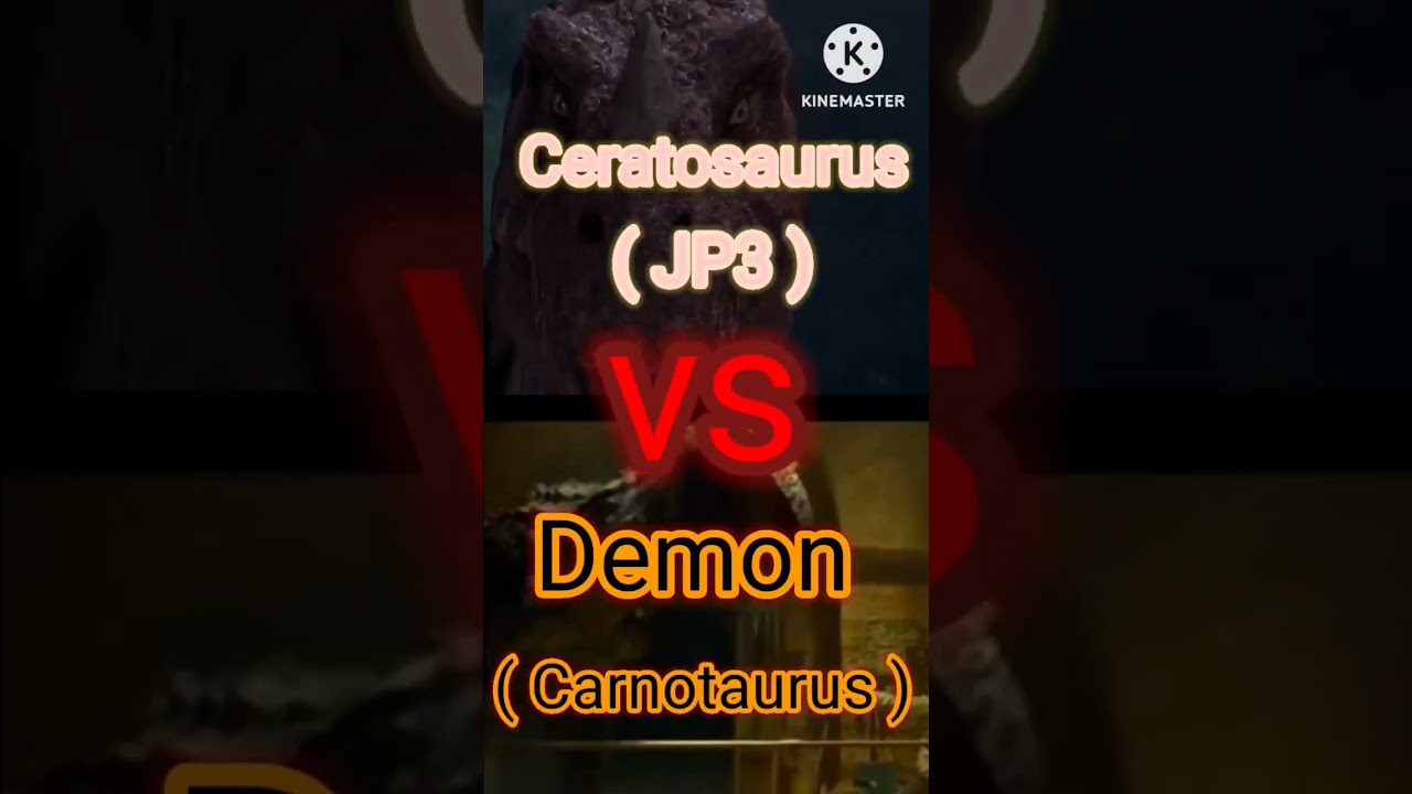 Demon ( Carnotaurus ) vs ceratosaurus ( JP3 ) | ( JP3 vs JWD )