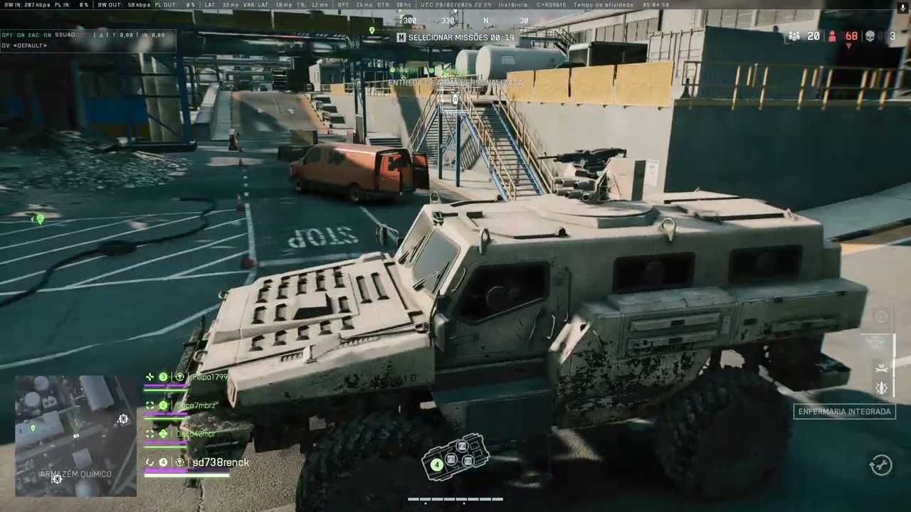 Battlefield 6 no GeForce NOW  Season 2 Redsec caveirão blindado gameplay