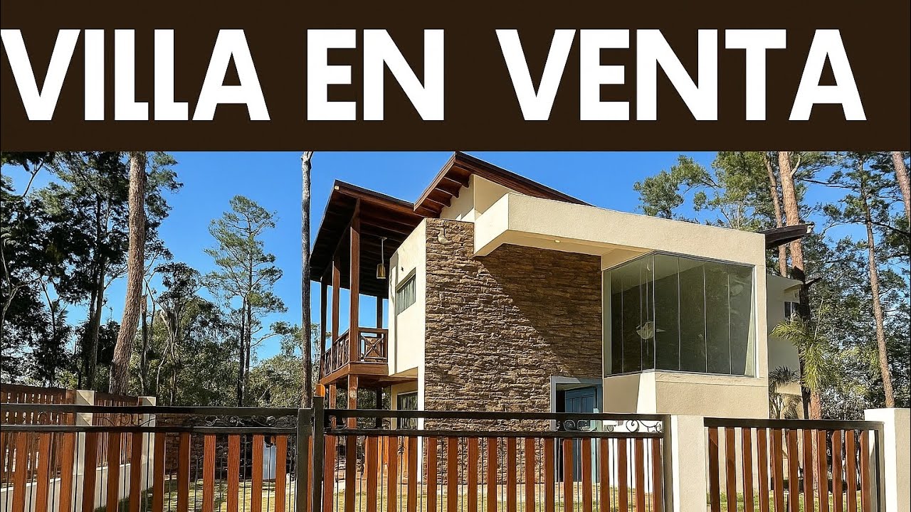 VILLA DE VENTA EN JARABACOA 7 HABITACIÓN Y CON UNA PISCINA HERMOSA!
