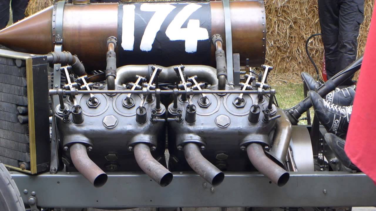Darracq 200hp V8 - Goodwood Festival of Speed - Engine Closeup