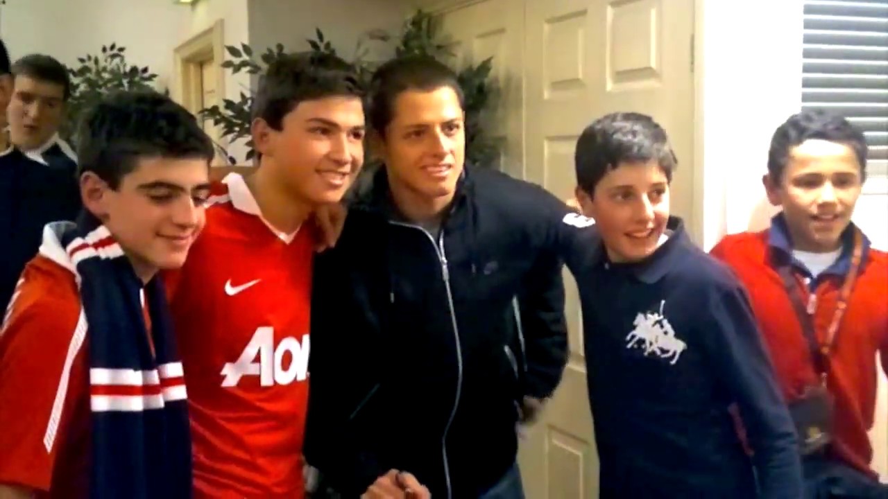 Dublin Oak Academy 2010 - Manchester Trip - Meeting Chicharito