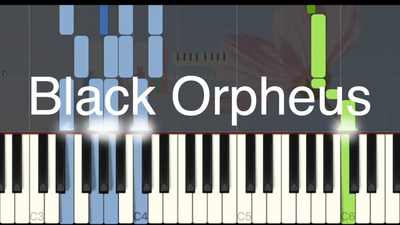 Luiz Bonfa - Black Orpheus - Easy piano tuto