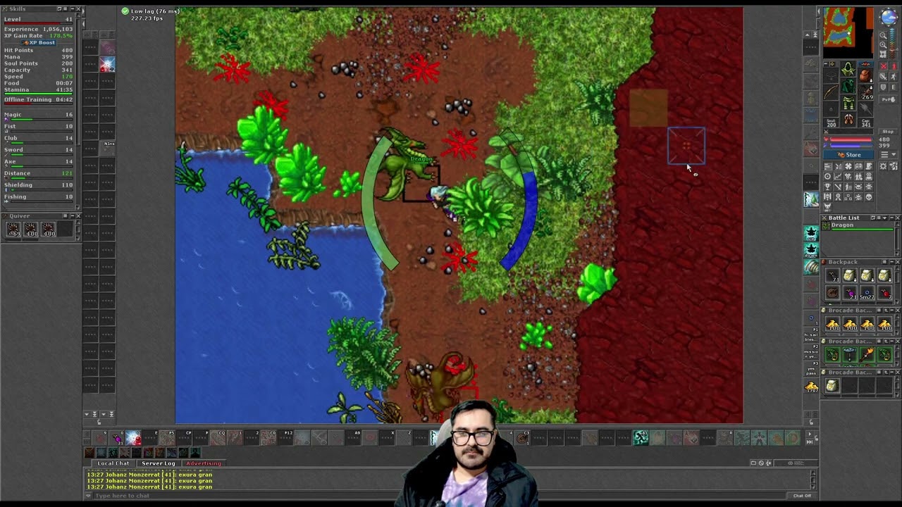Tibia Compre un RP level bajo skills altos ¿Valio la pena?