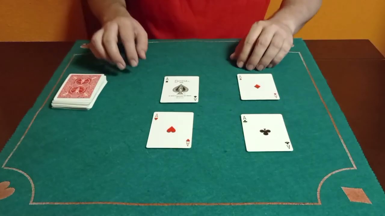 Truco de magia revelado #11 - Aparición de los ases de la baraja