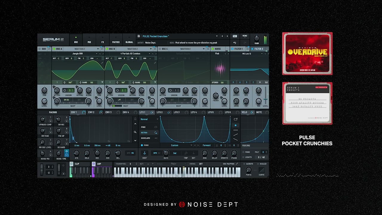 MAXIMUM OVERDRIVE All Serum Presets Demo (No Talking) - Noise Dept.