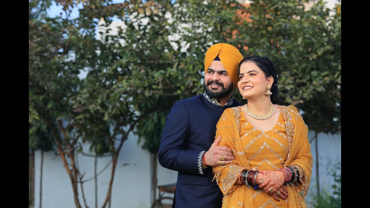 Barat Navpreet Singh with Muskanpreet Kaur