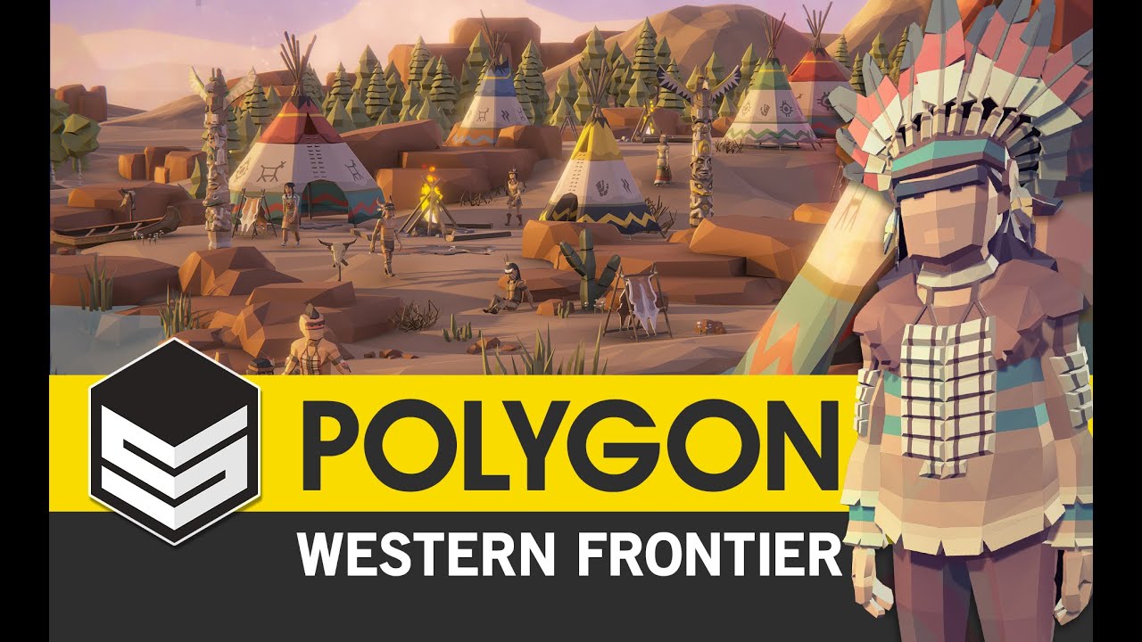 POLYGON Western Frontier Pack - (Trailer) 3D Low Poly Art for Games by 