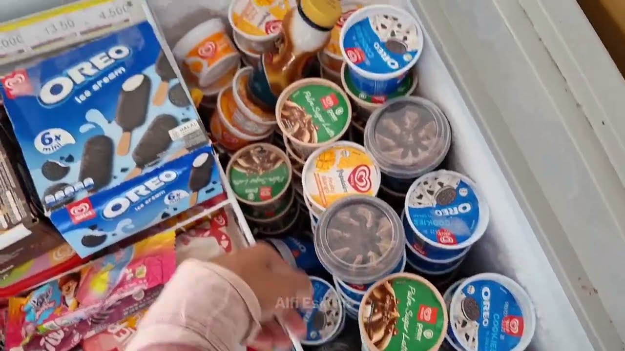 Drama Jajan Eskrim Indomaret⁉️ Hunting Jajanan dan Eskrim Yuk Bareng Alfi #icecream 