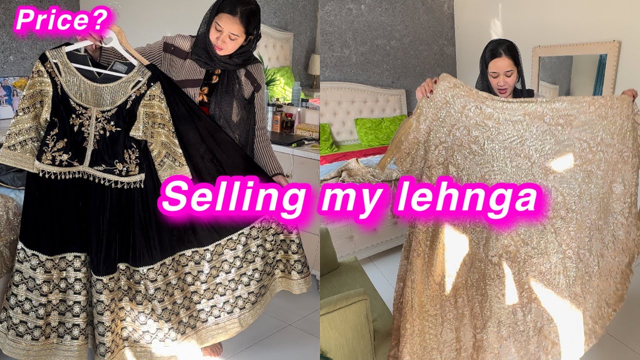 Selling my lehnga | price detail | Sitara Yaseen vlog