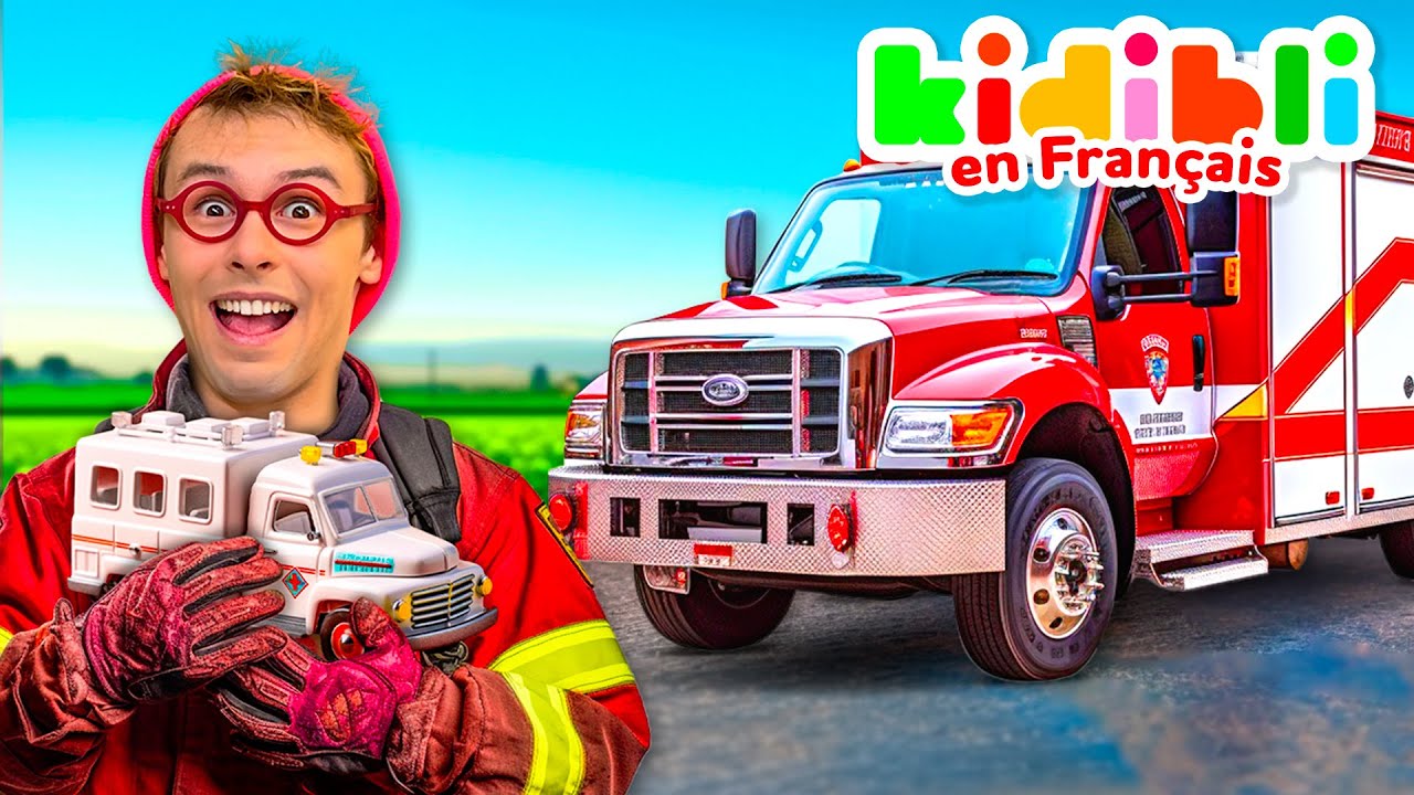 Découvre les Camions de Pompiers 🚒 Camions pour les Enfants | Kidibli | Animaj Kids