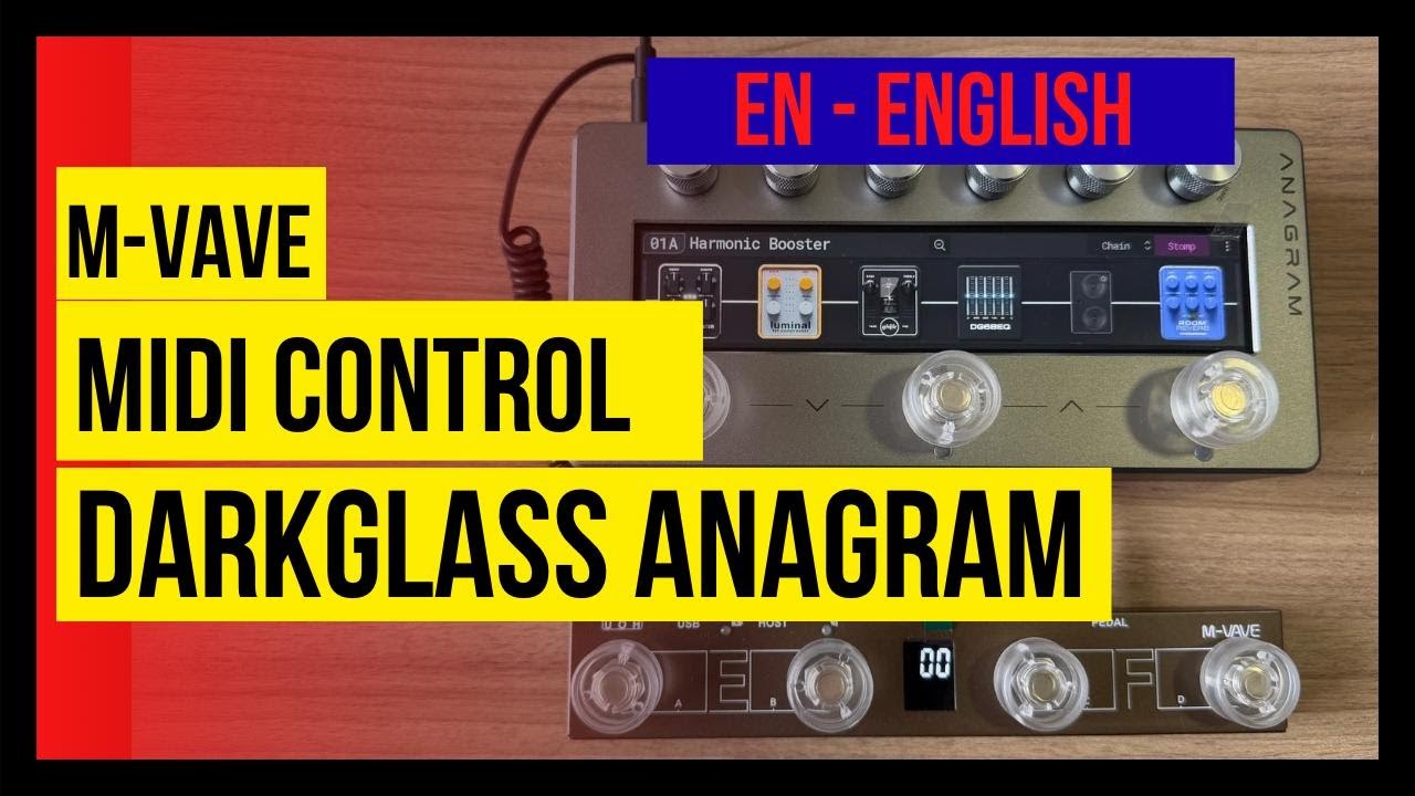 [EN] Darkglass Anagram + M-VAVE Chocolate Plus MIDI Control
